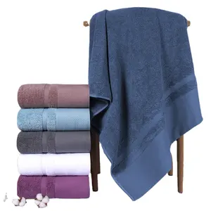 Hotel Travel Thickening Cotton Bath Towel Terry Luxury 5 Star Hotel Towels With Customized Logo