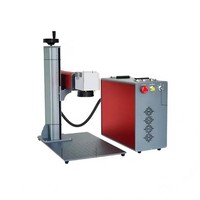 30W 50W Laser Fiber Marking Machine for Metal Id Card 3D Printer Coin Engrave for Metal Card Storage