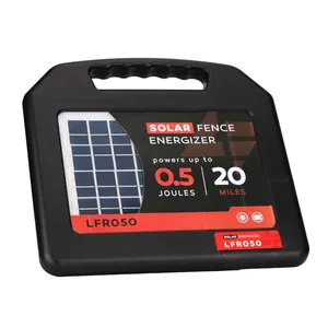 Waterproof 12v high effenicy farm solar electric fence energizer