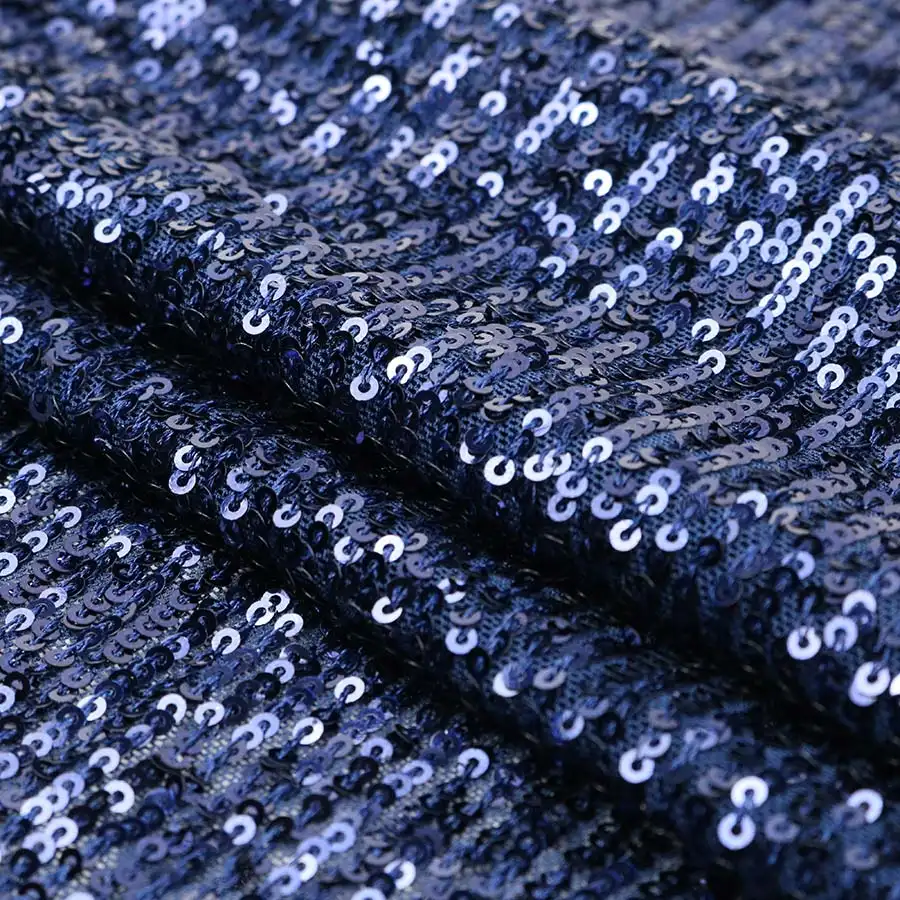 Vải Kim Sa Co Giãn Cho Đầm Dạ Tiệc Đám Cưới Bán Sỉ Băng Dính Sọc 3Mm Vải Lưới Tùy Chỉnh Miễn Phí
