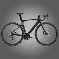 Vélo de route en alliage d'aluminium Haluda STORM-R2000-16s 700C, 16 vitesses, frein à disque hydraulique, cadre aérodynamique ultra léger
