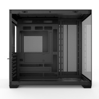 AntarcChill Factory OEM White Panoramic ATX Gaming Computer Case Tempered Glass Mid Tower Chassis Support 10 Fans 360mm Radiator