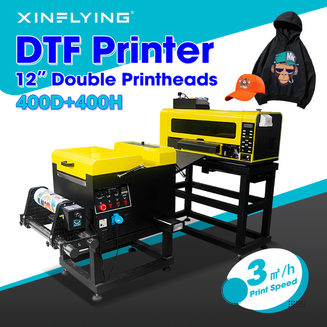 Support Free Sample High Quality Xp600 pink Dtf Printer Heat Transfer XinFlying Dtf Printer 13 Inch