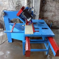 SZ-1200 3KW Machine à carreaux d'escalier manuelle à pousser 45° avec table coulissante pour traitement des bords, 380V/220V, 16-30mm, 1200mm, en acier robuste