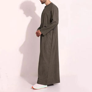 Túnica Tradicional Bordada de Alta Calidad para Hombre, Diseño Personalizado, Ropa Islámica Informal de Poliéster, Larga hasta el Suelo, Manga Larga - Product Image 5