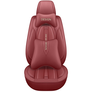 Accessoires intérieurs de voiture, housses de siège de voiture universelles en cuir de luxe Wellfit pour Mercedes Benz <span class=keywords><strong>BMW</strong></span> Audi Tesla Toyota Honda Kia - Product Image 1