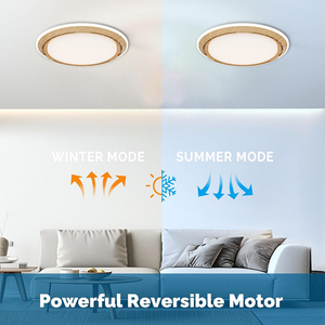 <span class=keywords><strong>Ventilador</strong></span> de Techo LED Moderno y Silencioso de 20 Pulgadas con Luz, para Decorar Habitaciones de Hotel, Lámpara de Techo LED Inteligente con Control Remoto - Product Image 6