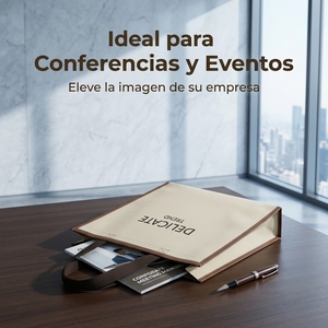 Borsa Tote Non Tessuta Design Aziendale Premium, per Conferenze ed Eventi Aziendali, Personalizzabile con Logo - Product Image 2