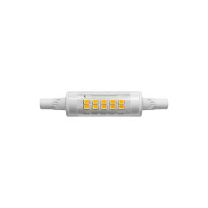 Bombilla LED lineal R7s 5.5W 800lm 6400K luz fría, dimensiones 1.6x7.8cm, ideal para iluminación eficiente y espacios. - Product Image 1