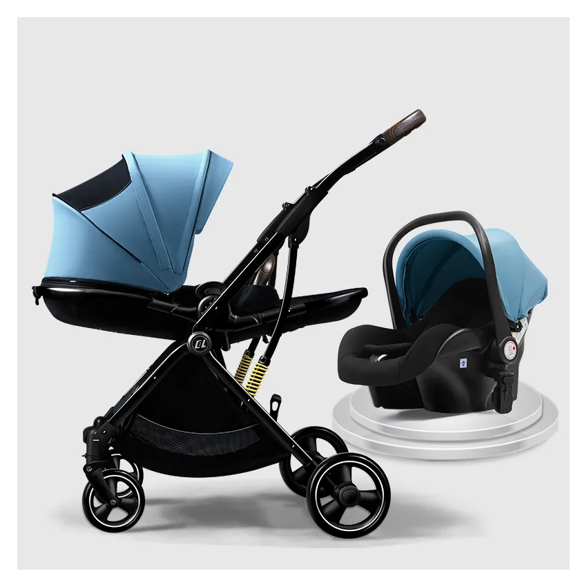 carreolas para bebes kinderwagen poussette 3 en 1 pram compact luxury kids baby strollers 3 in 1 with car seat for babies