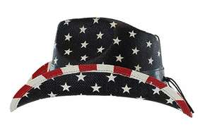 Оптовая продажа, ковбойские шляпы с принтом американского флага в западном стиле - Product Image 4