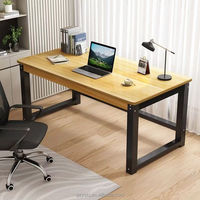 Établi d'écriture simple pour étudiants à la maison Bureau d'ordinateur de bureau de jeu confortable avec tables et chaises pour chambre à coucher Bureau