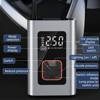 Compresseur d'air miniature pour voiture 8006 en gros, mini gonfleur de voiture portable multifonction, batterie rechargeable, pompe à air numérique automatique