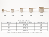 Gran oferta de Material de fibra de bambú, cuchara para alimentos, Material de grado respetuoso con el medio ambiente, cuchara biodegradable con volumen de 30ml