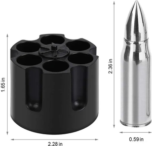 Support Customization Direct Factory Sales Metal Shaped Whiskey Stones With Stand - Product Image 4