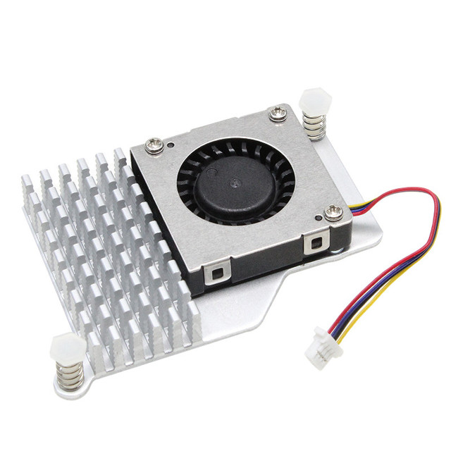 Active Cooler Cooler Fan Anodized Aluminum Heatsink DC 5V Support PWM Speed Control for Raspberry Pi 5
