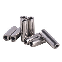 Goupille à ressort enroulée en acier inoxydable DIN7343 ISO8750 GB879.4 SUS304, fabrication en usine, robuste, noire, en acier 65Mn, goupilles élastiques laminées