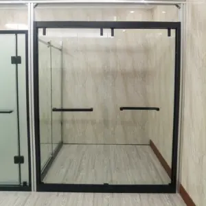 OEM ODM High Quality custom size tempered glass Sliding Shower rooms Shower door