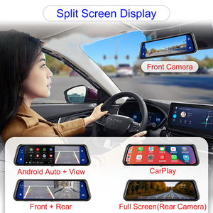 Wireless CarPlay &amp; Wireless Android Auto, <strong>Dash</strong> <strong>Cam</strong> Front <strong>Mirror</strong> <strong>Dash</strong> <strong>Cam</strong> Rear View <strong>Mirror</strong> 9.66 Inch <strong>Dash</strong> <strong>Cam</strong> DVR Camera - Product Image 5
