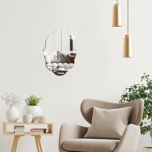Irregular Creative Acrylic <b>Rectangular</b> Oval <b>Mirror</b> Wall Sticker Self-Adhesive Living Room Bedroom Bathroom Decorative <b>Mirror</b> - Product Image 5