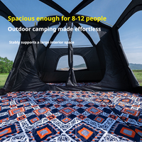 Tente de camping, auvent de glamping, tente de plein air, abri imperméable, équipement de camping familial, matériel de camping en plein air