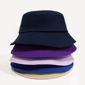 หมวกชาวประมงผ้าฝ้ายแบบเรียบ ปี 2024 ปักลาย 3 มิติ พร้อมป้องกันแสงแดด หมวกเปล่าสำหรับโปรโมชั่น - Product Image 4