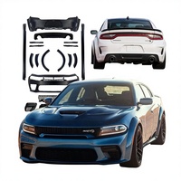 Diffuseur de pare-chocs avant arrière pour voiture 2021 + Hellcat SRT Car For Dodge Charger Front Lip Part 2015-2023