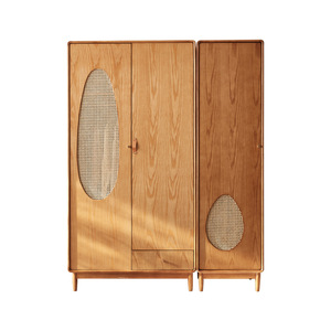 Armoires de rangement en rotin avec portes Accent Floor Cabinet Modern Buffet Buffet Cabinet pour salon <span class=keywords><strong>Entrée</strong></span> Salle à manger - Product Image 3