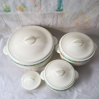 Super Vente Classique Ensemble Chauffant 3 Pièces : Boîte Déjeuner, Bol en Acier Inoxydable, Casserole Isotherme, Avec Couvercle