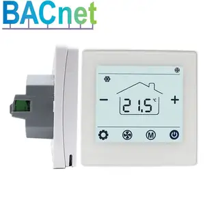 Hot-sale Air Conditioner HVAC Parts Touch Screen Digital Room FCU Thermostat With Bacnet For Hotel Fan Coil Unit
