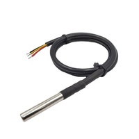 Sonde étanche GAIMC DS18b20 avec câble plat à 3 fils et connecteur stéréo 3,5 mm
