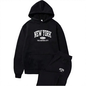 ชุดวอร์มกีฬาดีไซน์ใหม่ขายส่ง แฟชั่นสำหรับทุกเพศ ผลิตจากผ้าฝ้าย 100% ระบายอากาศได้ดี ทรงปกติ ไซส์ใหญ่ ลายเรียบ ผ้าฟลีซ - Product Image 1