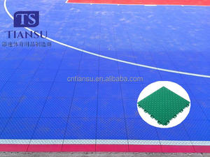Losetas para Cancha de Baloncesto de Exterior de 20x25 Pies, Media Cancha, con Patrón <span class=keywords><strong>Jordan</strong></span>, para Patio Trasero - Product Image 3