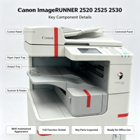 Photocopieur noir et blanc A3 d'occasion ZISUI Canon ImageRUNNER 2520 2525 2530, imprimante laser pour le bureau