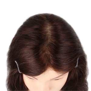 Cabeza de maniquí para práctica de peluquería, cabeza de maniquí para práctica de cosmetología, cabello humano 100% <span class=keywords><strong>Real</strong></span>, con hombros - Product Image 6