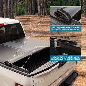 ฝาครอบกระบะแบบพับสามตอนชนิดนุ่ม สำหรับรถกระบะ F150 Ranger Jeep Gladiator Navara - Product Image 4