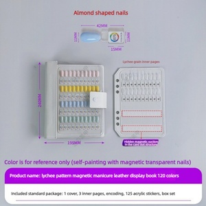 Nuevo Expositor Magnético Individual para Uñas, Tablero de Muestras de Esmalte y Pegamento, Tarjeta de Colores, Almacenamiento para 450 Colores, Tablero de Muestras de Uñas Personalizado - Product Image 3