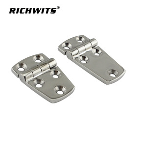 Charnière trapézoïdale en acier inoxydable RICHWITS 38x57mm, charnière industrielle pour meubles à montage en surface - Product Image 2