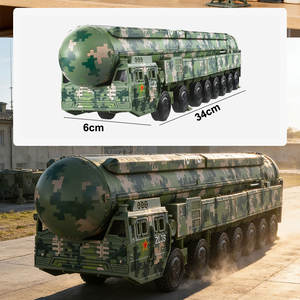 Modelli di Veicoli Militari Missilistici 1/72, Modello di Lanciamissili DF-61, Veicolo Corazzato, Kit di Modellismo in Plastica, Camion Giocattolo per Bambini - Product Image 2