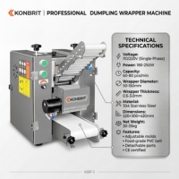 Mesin Pembuat Kulit Tortilla, Pangsit, Roti & Pancake Otomatis Penuh Bermotor, Produktivitas Tinggi, dan Bertenaga Listrik