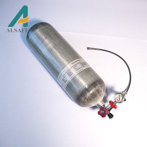 Cilindro de Fibra de Carbono de 4500 psi para Respiración de Aire, Cilindro de Gas para la Lucha contra Incendios, Juego Completo - Product Image 2