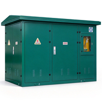 Poste de transformateur extérieur de type européen YBM-12 630 kVA, poste de transformateur complet de type coffret 12 kV/0,4 kV avec appareillage MT/FT