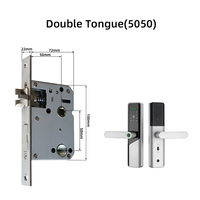 Usine OEM Haute Sécurité Rfid Carte Mot de Passe Code Électrique Numérique Serrure De Porte Intelligente D'empreintes Digitales Tuya Ttlock App