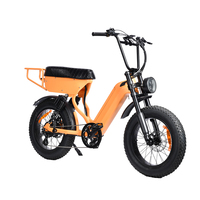 Vélo électrique en stock, vélo électrique de montagne Fatbike, UE, États-Unis, Australie, Royaume-Uni, pas cher, vélo électrique Fatbike 20 pouces à double suspension, vélo électrique d'usine