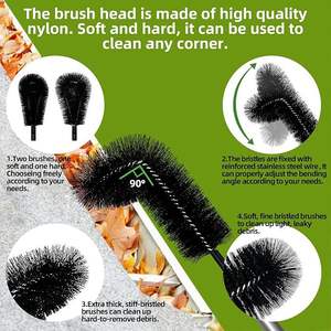 Cepillos de limpieza para desagües sin necesidad de subir a techos, cepillos de filtro para tuberías de alcantarillado bajo aleros, cepillos para hojas. - Product Image 3