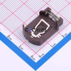 BS-08-B2AL027 Button & Strip Battery Connector SMD Connector Battery Holder CR2032 Phosphor Bronze - Product Image 1