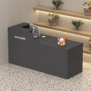 Mostrador de Recepción de Alta Calidad Resistente al Desgaste, Caja Registradora Cuadrada para Salones de Belleza y Tiendas de Conveniencia - Product Image 5