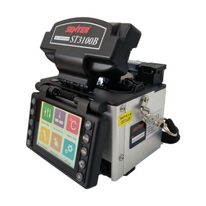 Máquina de empalme de fibra óptica FTTH ST3100B de tamaño mini con 4 motores y alineación de cladding - Product Image 1