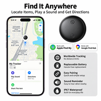 Traceur de clés BLE, étiquette intelligente compatible avec Apple Find My et Google Find Hub, pile CR2032, anti-perte
