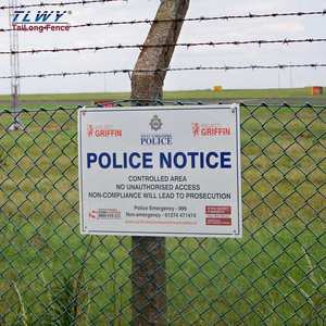 سياج أمان TLWY من شبكة سلكية <span class=keywords><strong>PVC</strong></span> بارتفاع 6 و8 و10 أقدام، تصنيع حسب الطلب للجدران الحدودية وأسوار المطارات بالجملة - Product Image 2